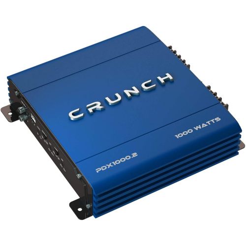  Crunch PowerDriveX 1000 Watt 2 Channel Exclusive Blue AB Car Amplifier (2 Pack)