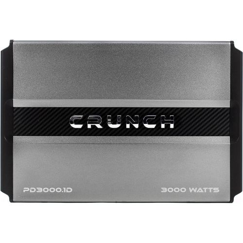  Crunch PD1500.1 Silver 1500-Watt Vehicle Amplifier