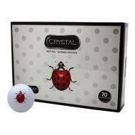 Crystal Golf Ladybug Golf Balls