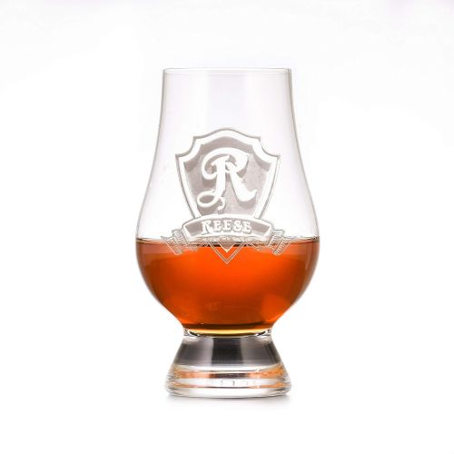  [아마존베스트]CRYSTAL IMAGERY Glencairn Scotch Whisky Glass Engraved, Set Of 2 (M30Glen)