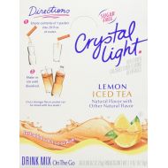 Crystal Light On The Go Sticks - 20oz Water Bottle Size - 30ct Boxes (Pack of 4) - Iced Tea
