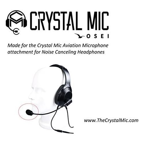  [아마존베스트]-Service-Informationen Replacement Aviation Microphone for Bose and Crystal Mic Typhoon (2 x A20 Model)