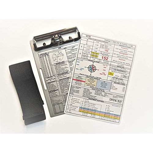  [아마존베스트]-Service-Informationen Crystal Pilot VFR and IFR Poster Large: Aluminium Clipboard + 2020 VFR-IFR Placard