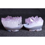 CrystalSupplier Beautiful Amethyst HedgehogAmethyst ClusterCrystal ClusterQuartz ClusterCrystal QuartzGirl GiftGift for childrenGift for KidsDecor