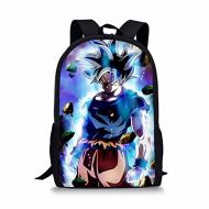 CuMagical Dragon Ball Middle School Backpack for Elementary School Cartoon Kids Book Bag