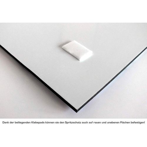  [아마존베스트]Cuadros Lifestyle Kitchen Splash Guard Tile Pattern | Kitchen Back Wall | Aluminium DiBond | Tile Protector for the Cooker and Sink | Kitchen | Kitchen Tiles | Tile Mirror | Back W