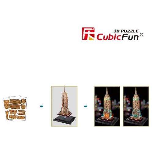  CubicFun Empire State Building(U.S.A), 38 pieces