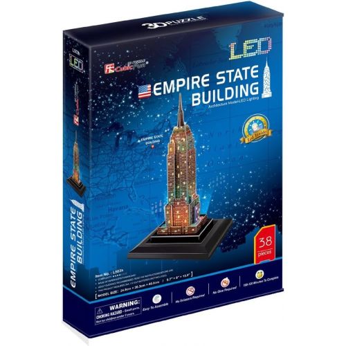  CubicFun Empire State Building(U.S.A), 38 pieces