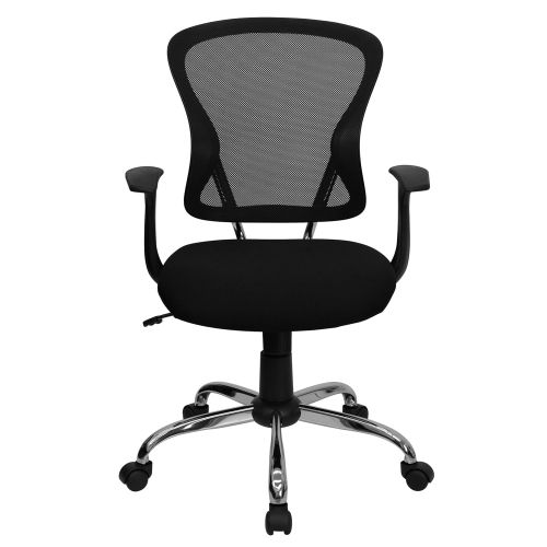  Cubicles.com Black Office Chairs -Flare Mesh Desk Chair