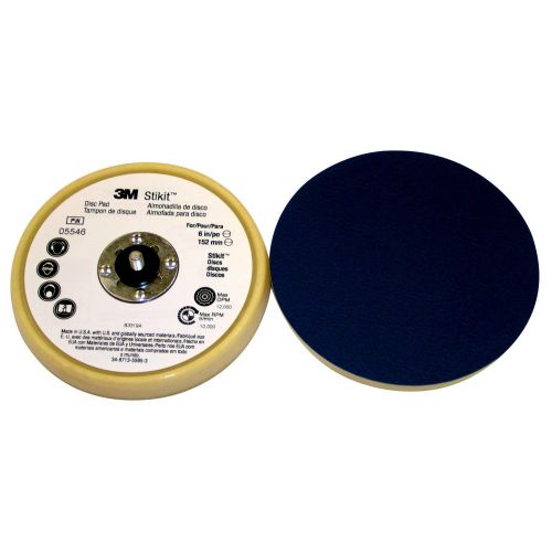 쓰리엠 3M(TM) Stikit(TM) Low Profile Disc Pad 20348, Pressure-Sensitive Adhesive (PSA) Attachment, 3 Diameter x 12 Thick, 14-20 External Thread, Red (Pack of 1)