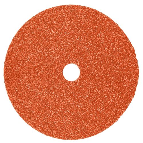 쓰리엠 3M Cubitron II Fibre Disc 987C, Precision Shaped Ceramic Grain, WetDry, 4-12 Diameter, 36+ Grit, Orange (Pack of 25)