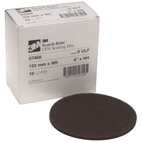 쓰리엠 Cubitron Scotch-Brite(TM) Scuffing Disc 07468, Silicon Carbide, 6 Diameter, Ultra Fine Grit, Gray (Pack of 40)