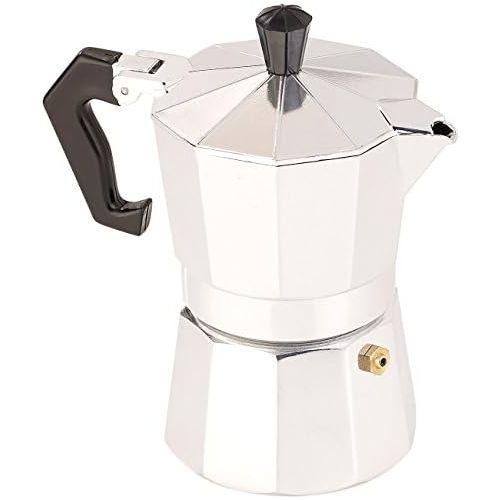  Cucina di Modena Espressokocher Induktion: Espressokocher fuer 3 Tassen, Gas-, Elektro- & Glaskeramik-Herd, 150 ml (Espressokocher fuer Induktionsherd)