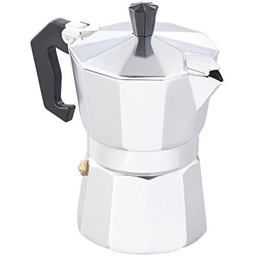  Cucina di Modena Espressokanne: Espresso-Kocher fuer 3 Tassen, fuer Gas, Elektro-Herd und Ceran-Feld (Espressokocher Outdoor)