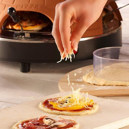  [아마존베스트]Cucina di Modena Pizza dom: pizza oven with real terracotta cover for 4 people (mini stone oven)