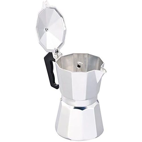  [아마존베스트]Cucina di Modena Espresso pot: espresso maker for 6 cups, suitable for induction cookers, 300 ml (Espresso induction).