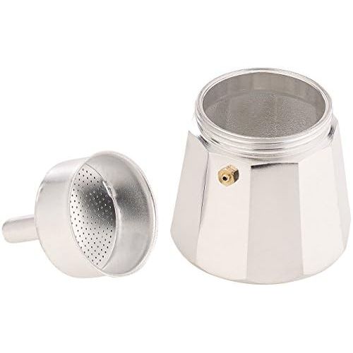  [아마존베스트]Cucina di Modena Espresso pot: espresso maker for 6 cups, suitable for induction cookers, 300 ml (Espresso induction).