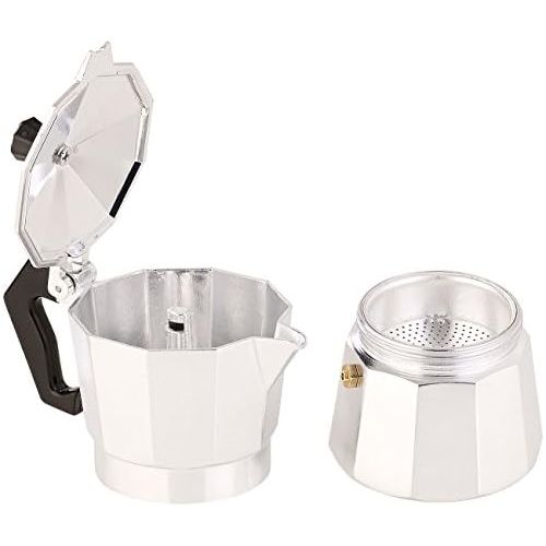  [아마존베스트]Cucina di Modena Coffee maker: espresso maker for 3 cups, gas, electric and glass ceramic stove, 150 ml (espresso cooker).