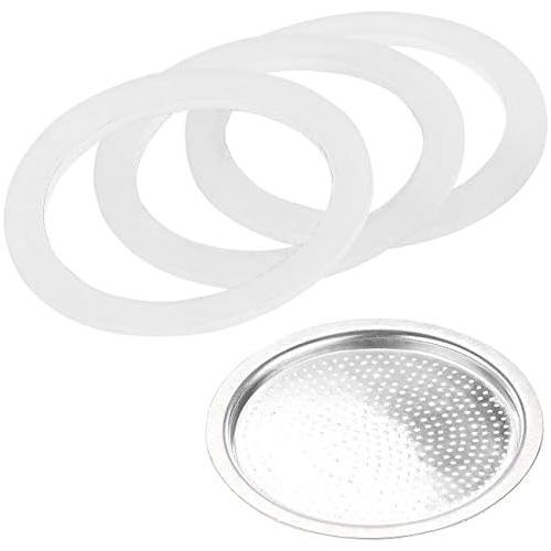  [아마존베스트]Cucina di Modena Accessories for Espresso Sealing Rings: Replacement Aluminium Sieve for 9 Cup Espresso Maker (Replacement Sealing Rings)