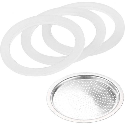  [아마존베스트]Cucina di Modena Accessories for Espresso Sealing Rings: Replacement Aluminium Sieve for 9 Cup Espresso Maker (Replacement Sealing Rings)