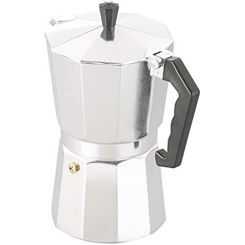  [아마존베스트]Cucina di Modena Coffee maker: espresso maker for 9 cups, 400 ml, suitable for gas and electric hobs (outdoor espresso maker).