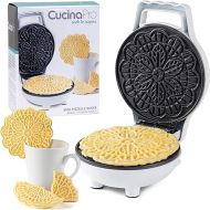 Mini Electric Pizzelle Maker - Makes One Personal Tiny Sized 4