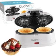 Double Waffle Bowl Maker- Make two 4