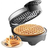 Waffle Maker by Cucina Pro - Griddle Makes 7 Inch Thin, American Style Waffles for Breakfast - Non-Stick Waffler Iron with Adjustable Browning Control, Homemade Breakfast Gift, Easy to Use and Clean