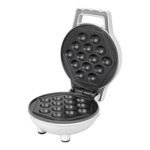  Bubble Mini Waffle Maker - Make Breakfast Special with Tiny Hong Kong Egg Style Design, 4