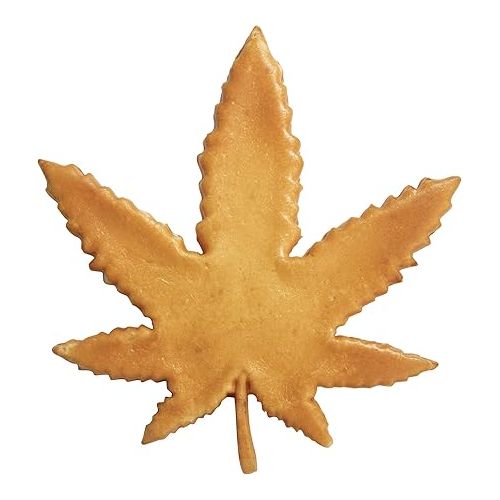  Marijuana Pot Leaf Waffle Maker - Make Your Own DIY Giant Weed Shaped Pancakes or 420 Edibles - Electric Non Stick Waffler Iron- Unique Funny Novelty Gift or Fun Dessert Treat for Cannabis Lovers
