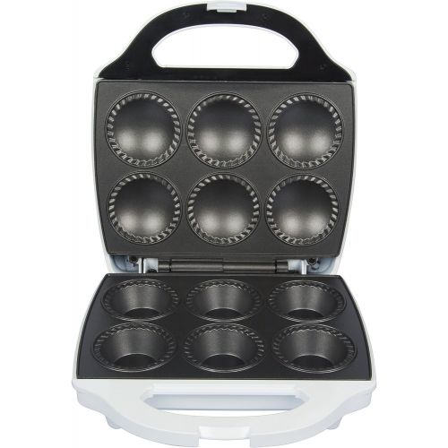  CucinaPro Mini Pie and Quiche Maker- Non-stick Baker Cooks 6 Small Quiches and Pies in Minutes- Dough Cutting Circle for Easy Dough Measurement- Better than Mini Pie Tins or Pans, Great Gift