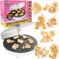 CucinaPro Unicorn Mini Waffle Maker- Creates 7 Different Unicorn Animal Shaped Waffles in Minutes- A Fun and Cool Magical Breakfast for Kids & Adults - Electric Non-Stick Waffler Iron, Fun G