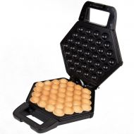 CucinaPro Bubble Waffle Maker- Electric Non stick Hong Kong Egg Waffler Iron Griddle (Black)- Ready in under 5 Minutes