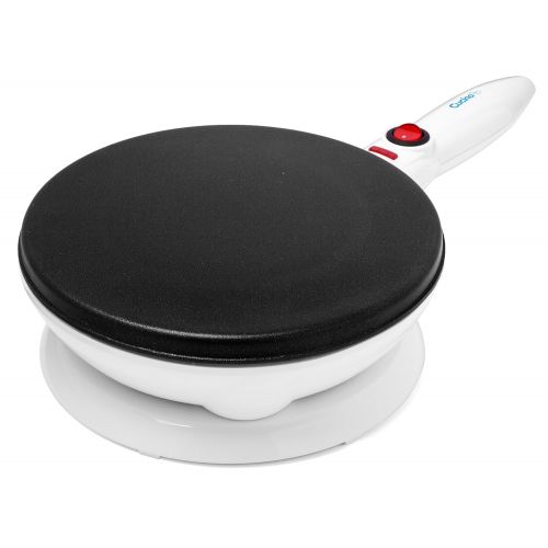  CucinaPro Cordless Crepe Maker with Recipe Guide - 1447, 100% Non-Stick Surface