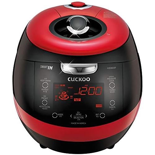  Cuckoo Electric Induction Heating Pressure Rice Cooker CRP-HZ0683FR (Red)