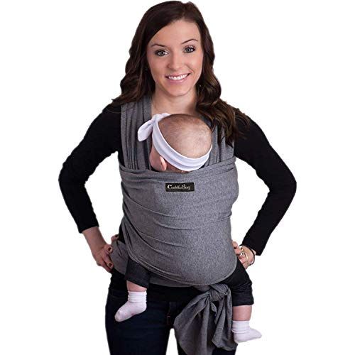  [아마존베스트]Baby Wrap Ergo Carrier Sling - by CuddleBug - Available in 8 Colors - Baby Sling, Baby Wrap Carrier,...