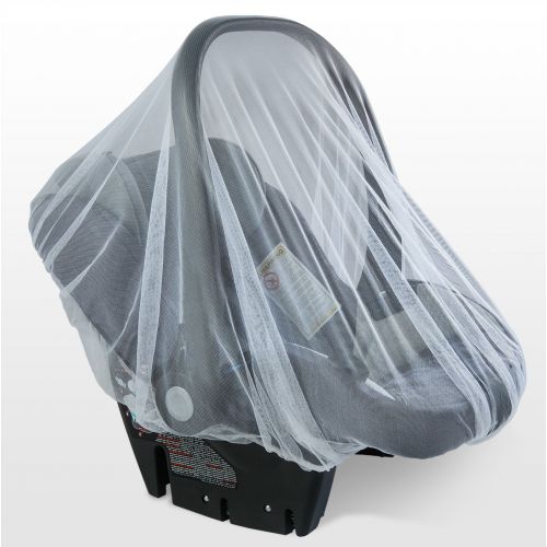  Cuddls Baby Mosquito Net for Strollers, Carriers, Car Seats, Cradles. Fits Most PacknPlays, Cribs, Bassinets & Playpens. 44 x 48 Inch, Made of White, Portable & Durable Baby Insect Nettin