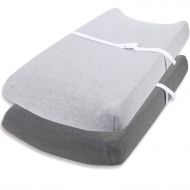 [아마존베스트]Changing Pad Cover Set by Cuddly Cubs | Ultra Soft Jersey Cotton Changing Table Cover Cradle Sheets...