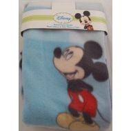 Disney Mickey Mouse Printed Fleece Blanket, Blue, Style #82425 by Cudlie Accessories