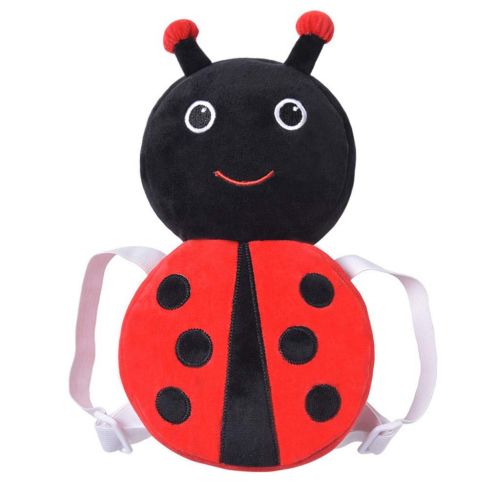  2019 New!Cuekondy Infant Toddler Baby Head Protector Cute Cartoon Animal Adjustable Wings Shoulder Soft Safety Cushion Pads Baby Back Protection (Red, 4-24 Months)