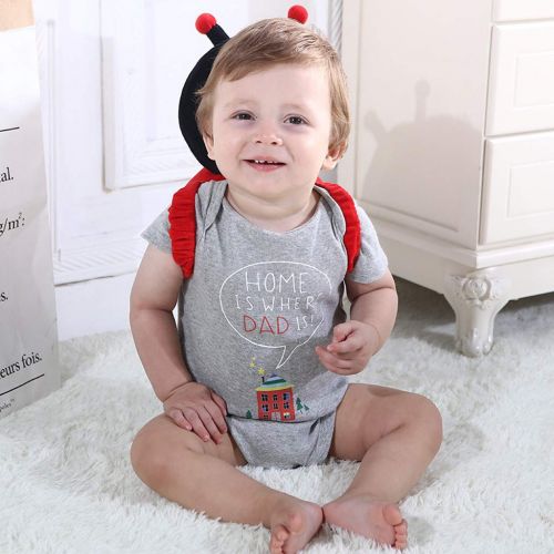  2019 New!Cuekondy Infant Toddler Baby Head Protector Cute Cartoon Animal Adjustable Wings Shoulder Soft Safety Cushion Pads Baby Back Protection (Red, 4-24 Months)