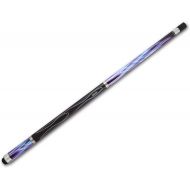 Cuetec 13-716 Gen-Tek PU Rubber Grip PoolBilliard Cue Stick Purple & Black