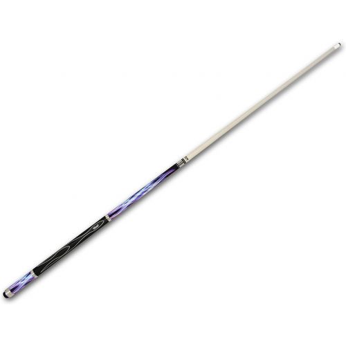  Cuetec 13-716 Gen-Tek PU Rubber Grip PoolBilliard Cue Stick Purple & Black