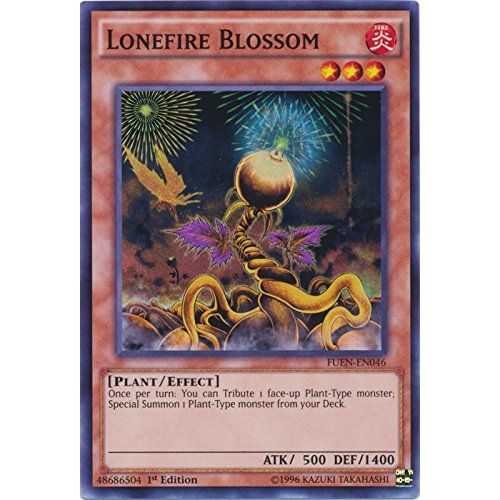  [아마존베스트]Yu-Gi-Oh! New - Yugioh Super Rare 1st Edition - Lonefire Blossom - FUEN-EN046