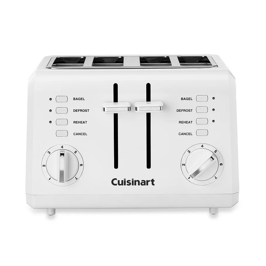 Cuisinart White Compact Cool-Touch 4-Slice Toaster