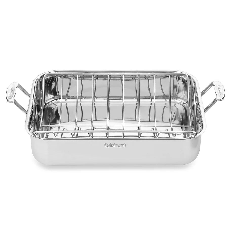  Cuisinart Chef's Classic 16-Inch Stainless Steel Roaster