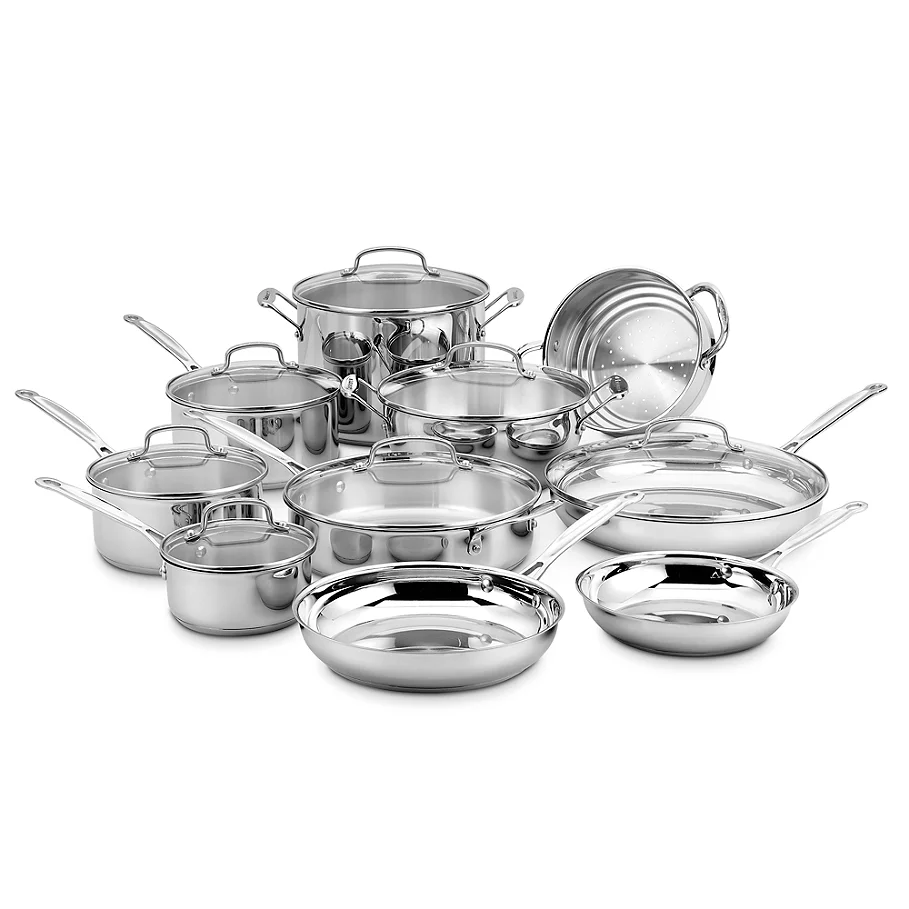 Cuisinart Stainless Steel 17-Piece Cookware Set