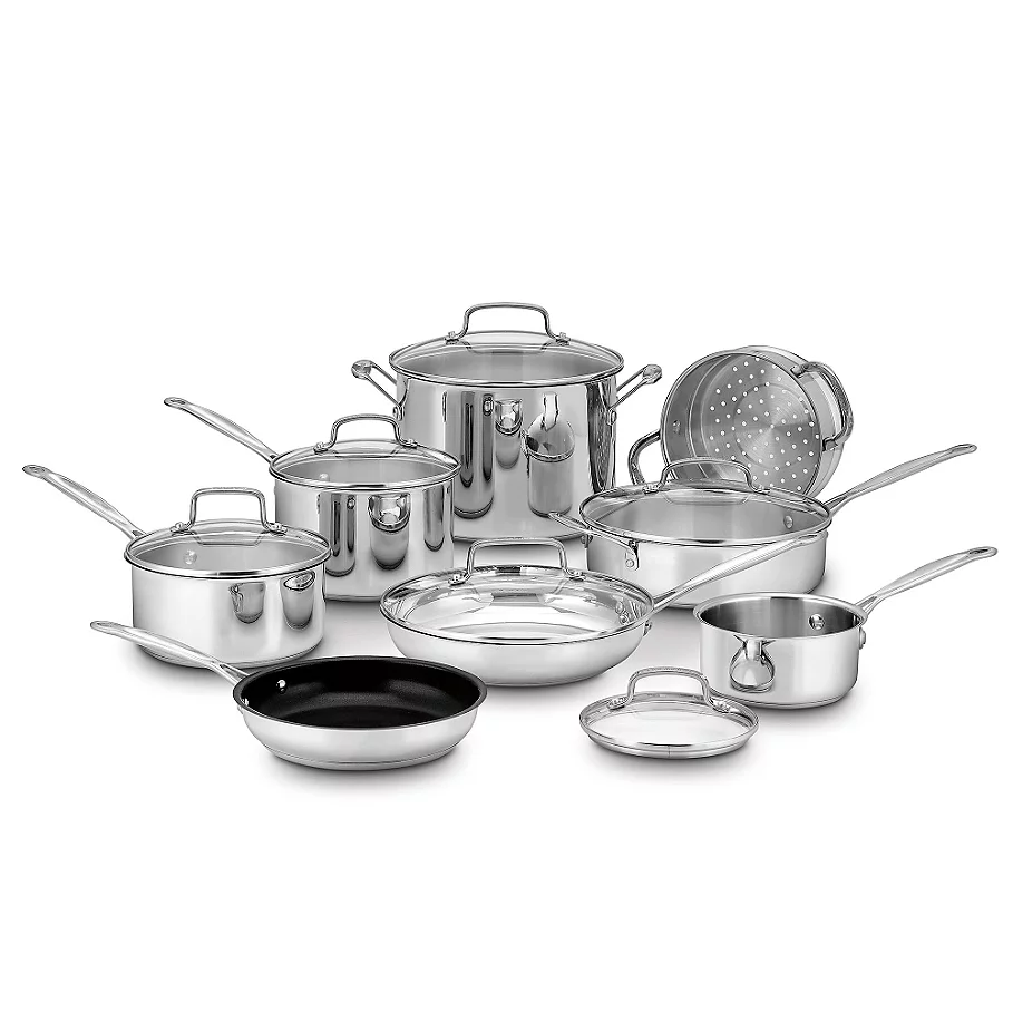 Cuisinart Chef's Classic™ Stainless Steel 14-Piece Cookware Set