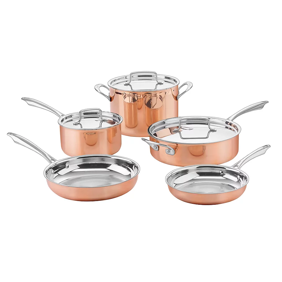 Cuisinart 8-Piece Cookware Set in Copper