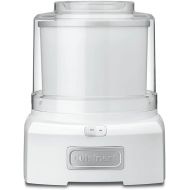 Cuisinart Ice Cream Maker Machine, 1.5 Quart Sorbet, Frozen Yogurt Maker, Double Insulated, White, ICE-21P1